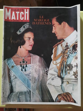Paris Match n 807 Le Mariage d'Athènes 26 Septembre 1964. undefined