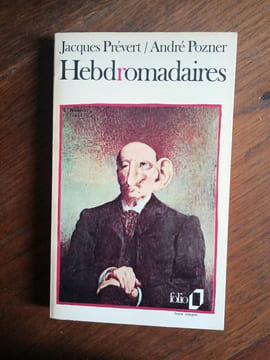 j prévert a pozner Hebdromadaires folio. undefined