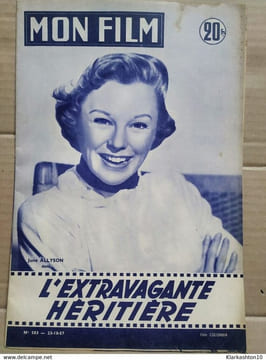 Mon Film n 583 L'Extravagante héritière 23 10 1957. undefined