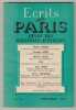 ECRITS DE PARIS No 121 Décembre 1954 Michel Dacier George Aimel. 