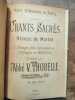 Abbé V. Thorelle - Collège Sacrés Recueil de Motets à l'Usage des Séminaires. 