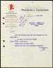 Facture PANHARD et LEVASSOR Moteurs Voitures Automobiles Machines Outils. 