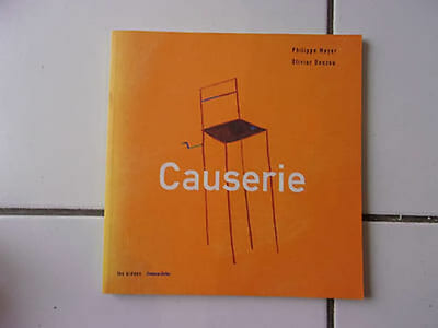 CAUSERIE spectacle France Inter illustré par Olivier Douzou