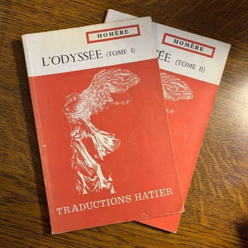 homère l'odyssée Tome I et II Traductions hatier. undefined