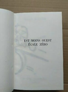 Est Moins Ouest égale Zéro Le Livre contemporain. Werner Keller