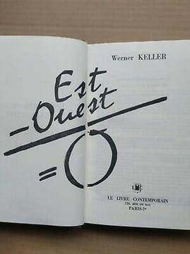 Est Moins Ouest égale Zéro Le Livre contemporain. Werner Keller