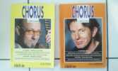 lot revues CHORUS n 32 et 33 Graeme Allwright Kent 2000. Charlelie Couture