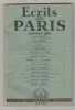 ECRITS DE PARIS No 87 Janvier 1952 Michel Dacier Jean Pleyber CA62A 1. 
