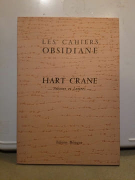 Les Cahiers Obsidiane - Poèmes et Lettres bilingue. Hart Crane