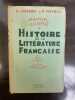 Manuel Illustré d'Histoire de la Littérature Française Librairie Hachette. 