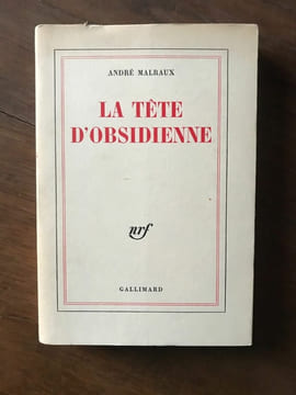 LA tête D'OBSIDIENNE GALLIMARD. Andre Malbaux