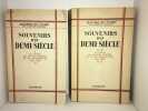 Maxime du Camp SOUVENIRS D'UN demi siecle 1830 1882 t 1 2 Hachette 1949. 