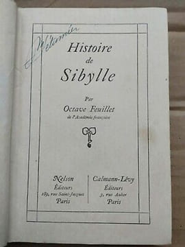 - Histoire de Sibylle Calmann-Lévy. Octave Feuillet