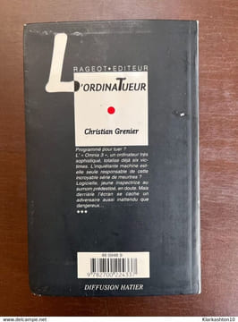 Christian grenier l'ordinatueur Cascade Policier. Grenier Christian