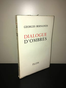 DIALOGUES D'OMBRES Librairie PLON BANDEAU BC7C. Georges Bernanos