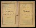 Blache CLINIQUE et THERAPEUTIQUE INFANTILES 2 tomes. 