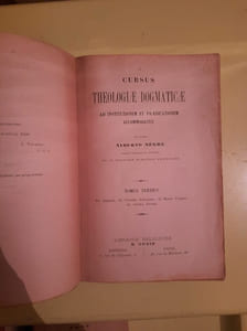 Cursus Theologicae Dogmaticae Tomus Tertius