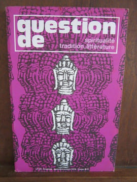 Question de spiritualité tradition littératures n32bimestriel septembre oct. undefined