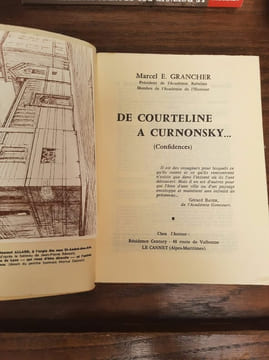 De Courteline à Curnonsky envoi De l'auteur à Jean Effel - Numéroté n 24. Effel Jean