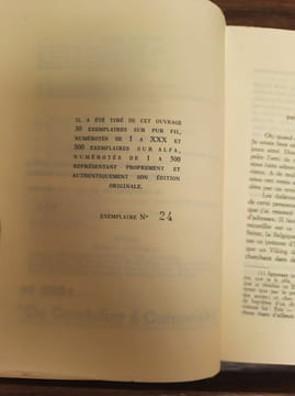 De Courteline à Curnonsky envoi De l'auteur à Jean Effel - Numéroté n 24. Effel Jean