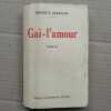 gal l'amour Ernest flammarion. MAURICE GENEVOIX