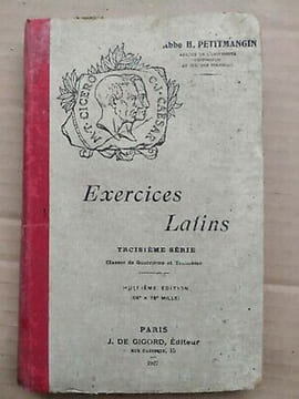 Exercices Latins Troisième série Classes de Quatrième et Troisième. undefined