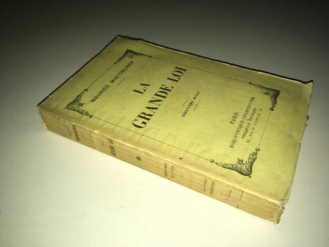 LA GRANDE LOI Bibliothèque Charpentier. Maurice Maeterlinck