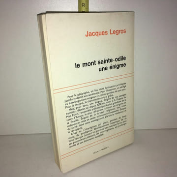 Le mont sainte odile une énigme de. Jacques Legros