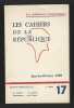 Politique 1959 LES CAHIERS DE LA REPUBLIQUE n 17. 