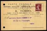 CPA publicitaire a CLAVEL avec TP n139 OMEC Paris 112 r Amelot 0411. 