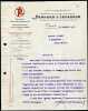 Facture PANHARD et LEVASSOR Moteurs Voitures Automobiles Machines Outils. 