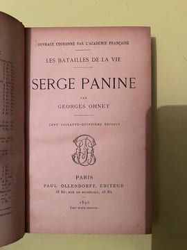 Serge panine. Georges Ohnet