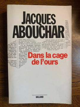Jacques abouchar Dans la cage de l'ours. undefined