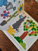 Autocollants mosa&iuml;ques Foofur et l'aventure. 