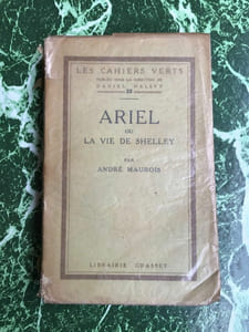 André Maurois Ariel ou la vie de shelley Grasset