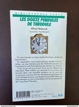 Les douze pendules de théodule Hachette jeunesse. Alfred Hitchcock