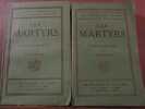Chateaubriand Les Martyrs Tomes I et II La Renaissance du Livre non daté. 
