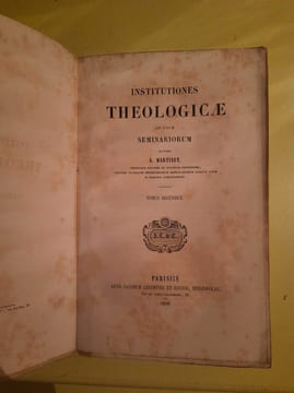 Institutiones Theologicae ad usum Seminariorum Tomus Secundus. undefined