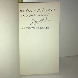 Le temps de naître par Pierre Bockel dédicace