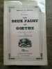 Gérard de Nerval - Œuvres Les deux faust de Goethe Librairie Gründ. 
