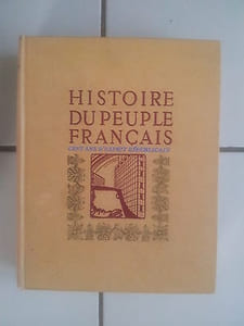 HISTOIRE DU PEUPLE FRANCAIS cent ans d'esprit Républicain