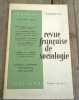 Revue française de sociologie Première année n1 julliard. 