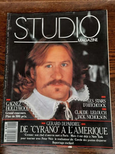 Studio Magazine Nº36 1990 Gerard Depardieu