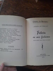 Andréa de Nerciat Félicia ou mes Fredaines arcanes