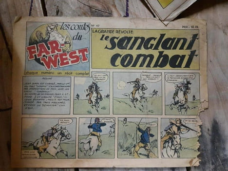 Les Contes du Far - West Nº 47- La Grande Révolte Le Sanglant Combat. undefined
