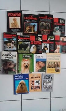 lot 16 livres sur LES CHIENS Bernois Husky Leonberg Lhassa Apso Shih Tzu Pinsche. undefined