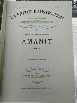La Petite illustration Nº 425 Amanit 6 Avril 1929. undefined