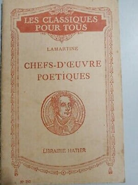 Lamartine chefs d'œuvres Poetiques Les Classique Pour tous nº292 1935. undefined
