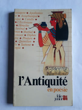 l'Antiquité en poésie. undefined