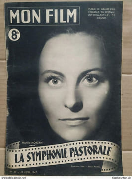 Mon Film n 39 La symphonie pastorale 23 Avril 1947. undefined